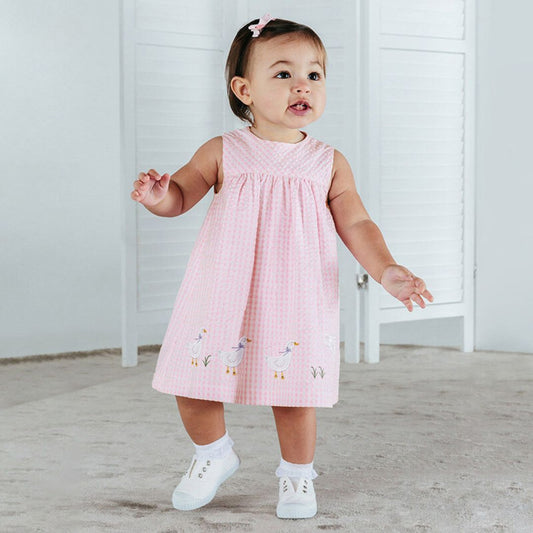 Cute Girls' Sleeveless Dress