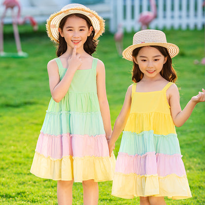 Girls' Rainbow Dress