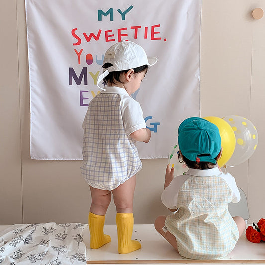 Baby Cartoon Polo Shirt Onesie