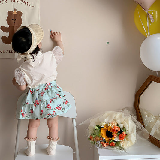 Baby Girl Floral Two-Piece Set