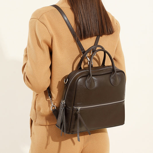 Luxe Genuine Leather Backpack