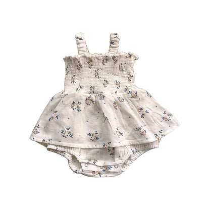 Baby Girl Floral Onesie Dress