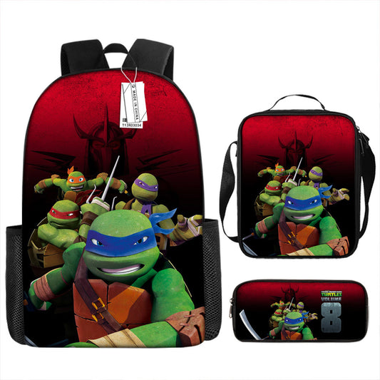 Ninja Turtles Children's Backpack Three-Piece Set