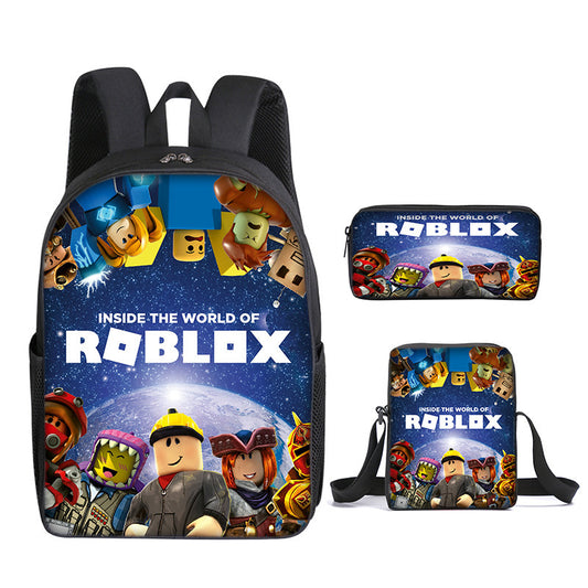 Roblox Children's Backpack Three-Piece Set