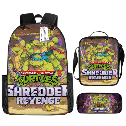 Ninja Turtles Children's Backpack Three-Piece Set
