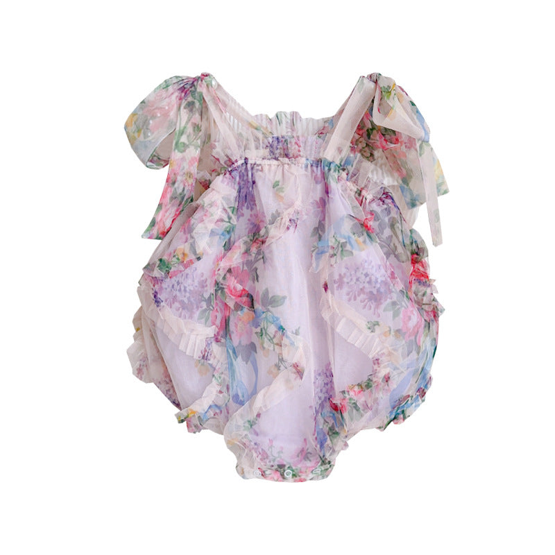 Baby Girl Floral Onesie
