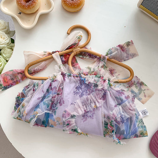 Baby Girl Floral Onesie