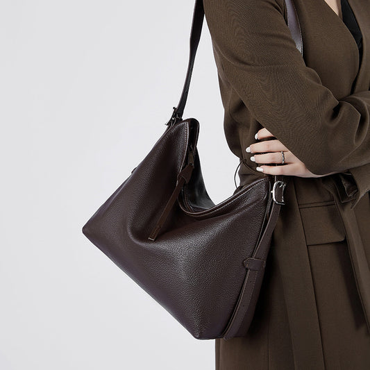 Retro Genuine Leather Crossbody Bag