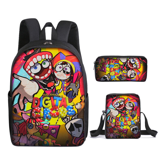 THE AMAZING DIGITAL CIRCUS Children's Backpack Three-Piece Set
