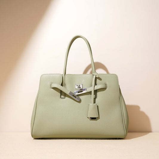 Versatile Genuine Leather Crossbody Handbag