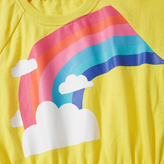 Cotton Children's Short Sleeve Princess Dress