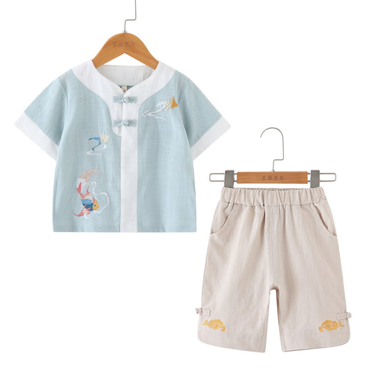 Boys' Chinese Hanfu Clothing Set