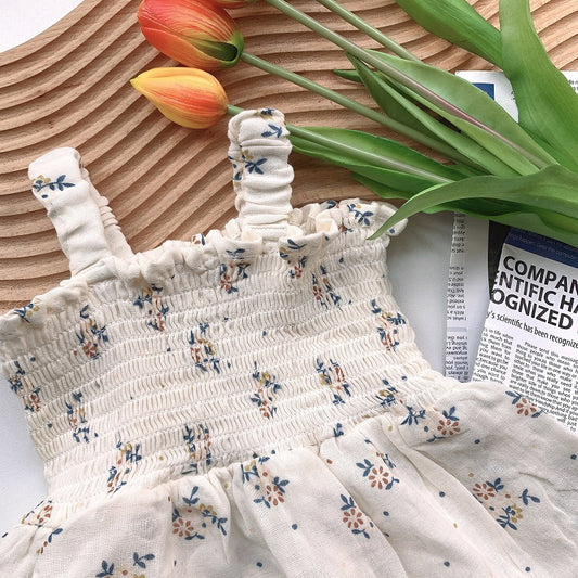 Baby Girl Floral Onesie Dress