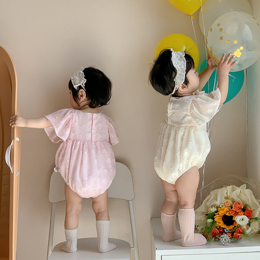 Baby Girl Big Bow Onesie