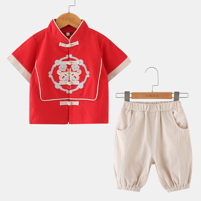 Boys' Chinese Hanfu Clothing Set