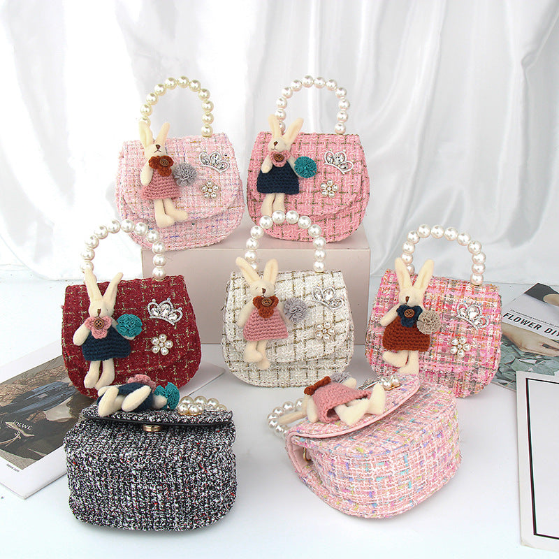 Bunny Faux Pearl Mini Cross-Body Bag