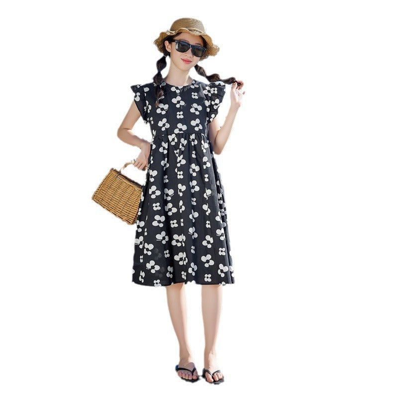 Girls' Floral Princess Dress