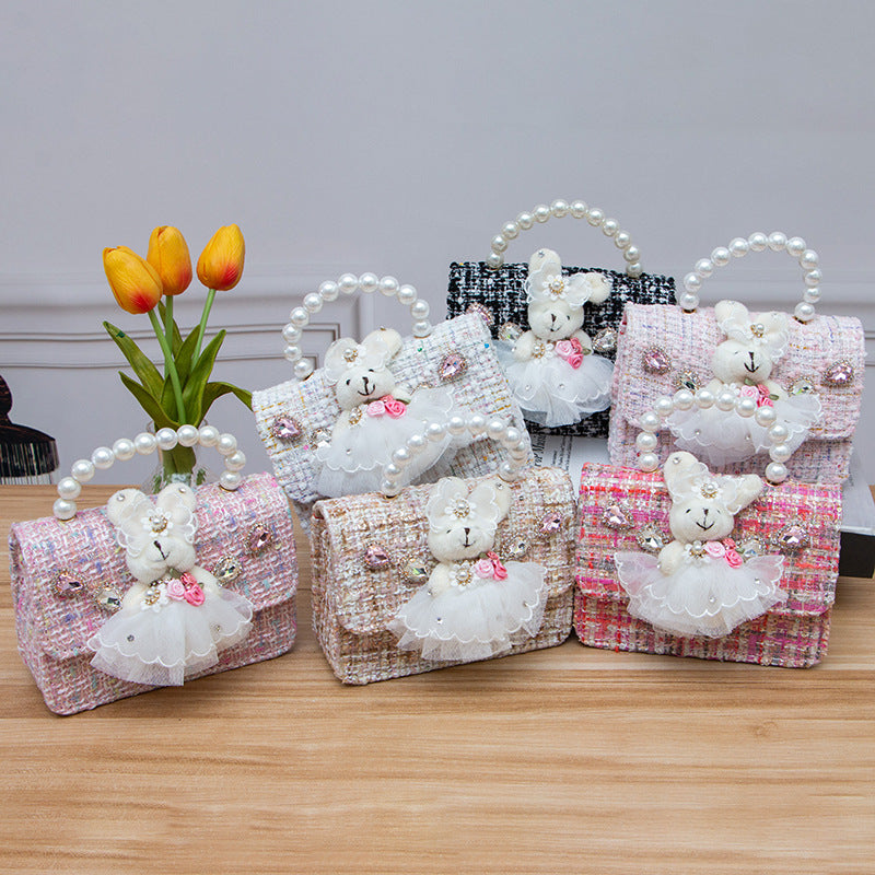 Bunny Faux Pearl Mini Cross-Body Bag