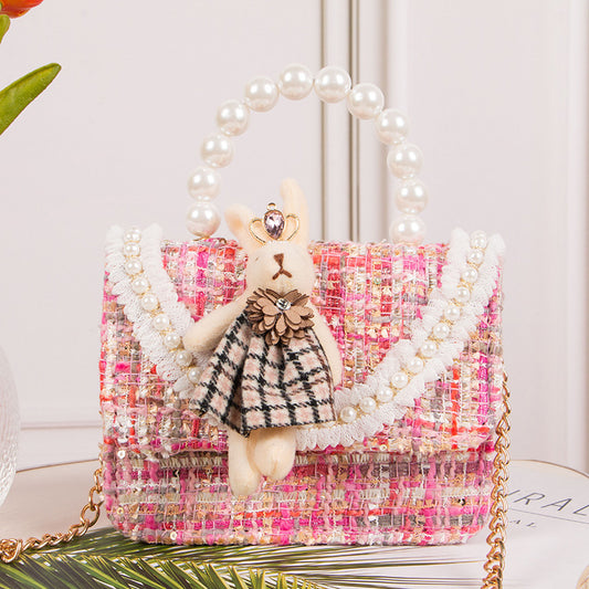 Bunny Faux Pearl Mini Cross-Body Bag