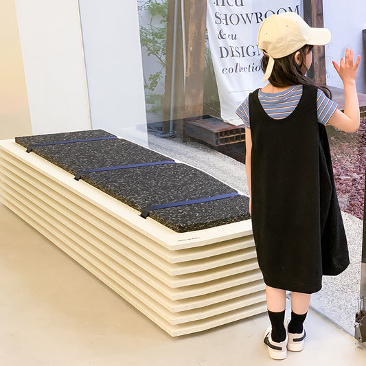 Girls' Korean Style Striped T-shirt and Suspender Dress Two Pieces Set