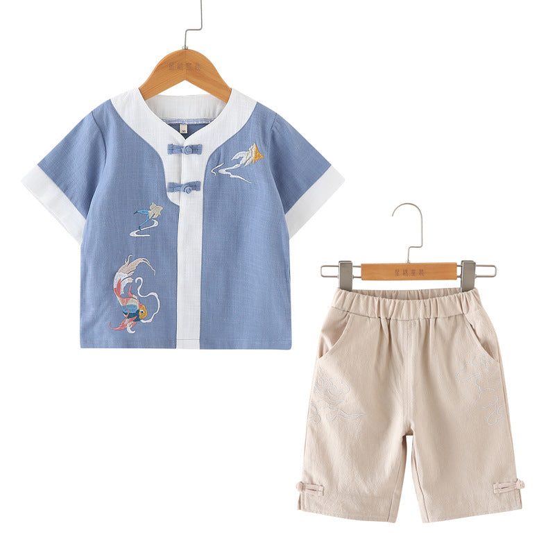 Boys' Chinese Hanfu Clothing Set