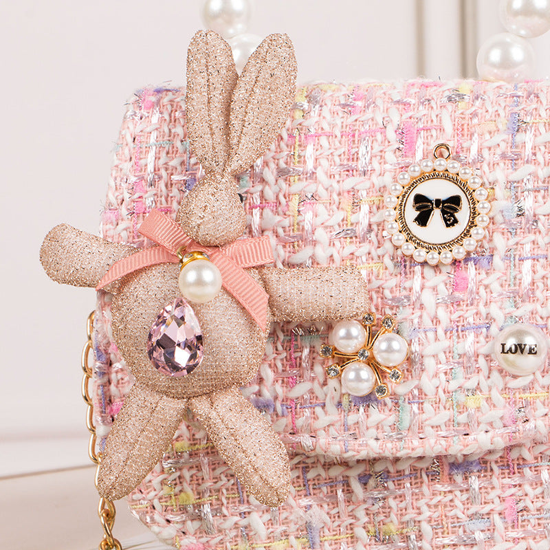 Bunny Faux Pearl Mini Cross-Body Bag
