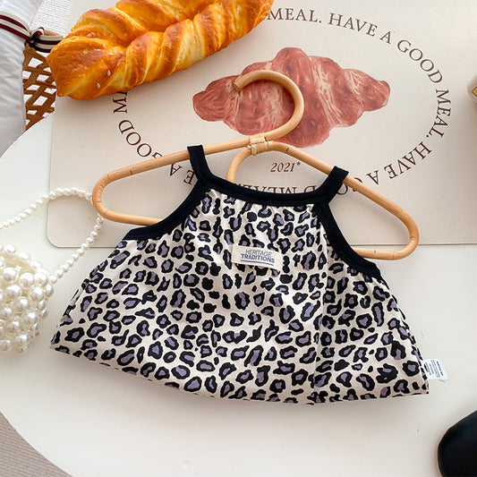 Baby Girl Leopard Print Onesie