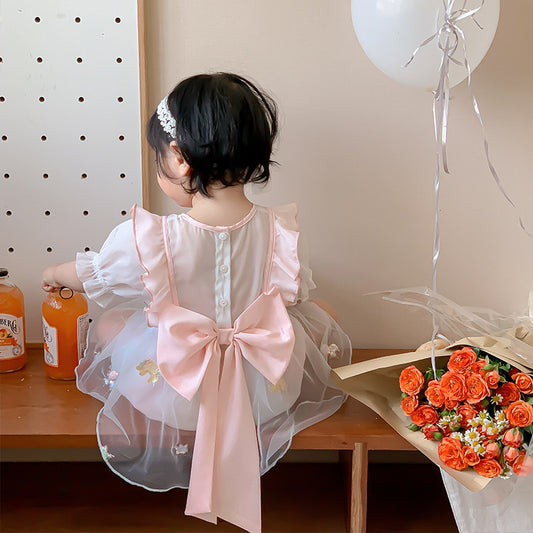 Baby Girl Unicorn Onesie Dress