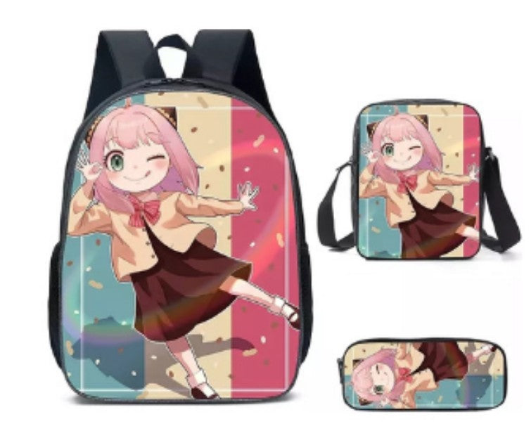SPY×FAMILY Children's Backpack Three-Piece Set