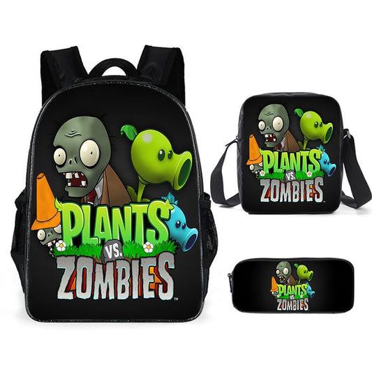 Plants vs. Zombies Children's Backpack Three-Piece Set