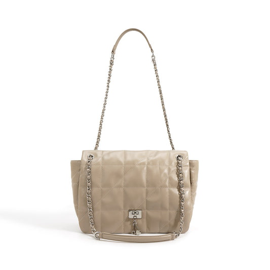 Retro Genuine Leather Square Crossbody Bag