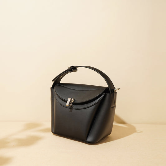 Pillow Genuine Leather Messenger Handbag