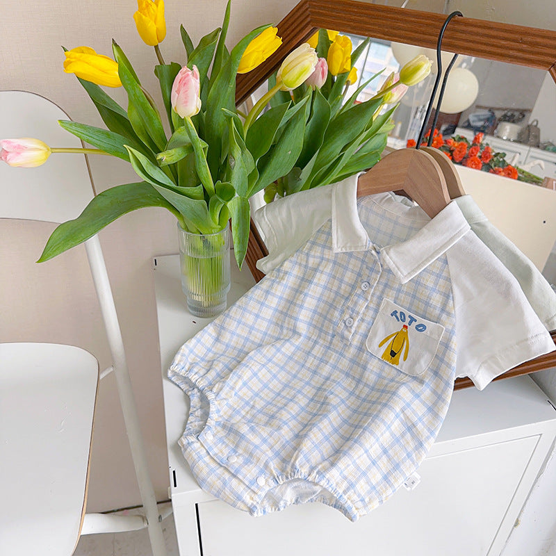 Baby Cartoon Polo Shirt Onesie