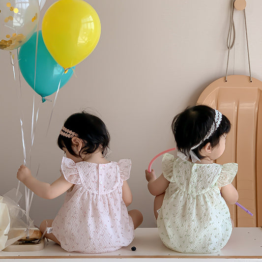 Baby Girl Floral Onesie