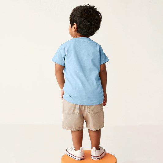 Boys' Bear Short-Sleeve Cotton T-Shirt