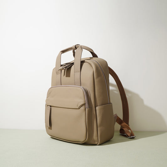 Large Capacity Genuine Leather Travel Backpack