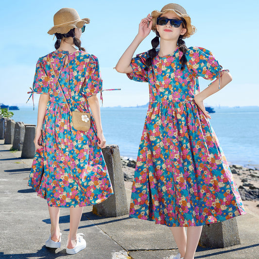 Girls' Floral Princess Dress