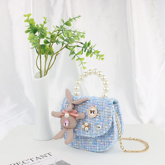 Bunny Faux Pearl Mini Cross-Body Bag