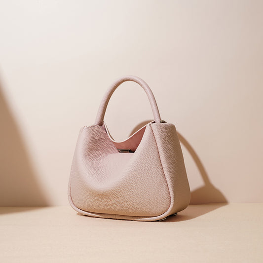 Minimalist Genuine Leather Commuter Crossbody Bag