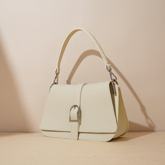 Exquisite Genuine Leather Commuter Shoulder Bag