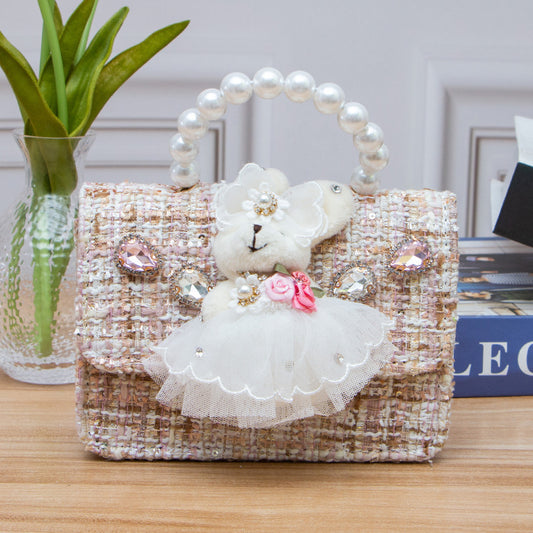 Bunny Faux Pearl Mini Cross-Body Bag