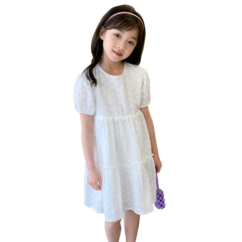 女童韩版蕾丝公主裙