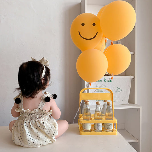 Baby Girl Polka Dot Onesie with Hairband