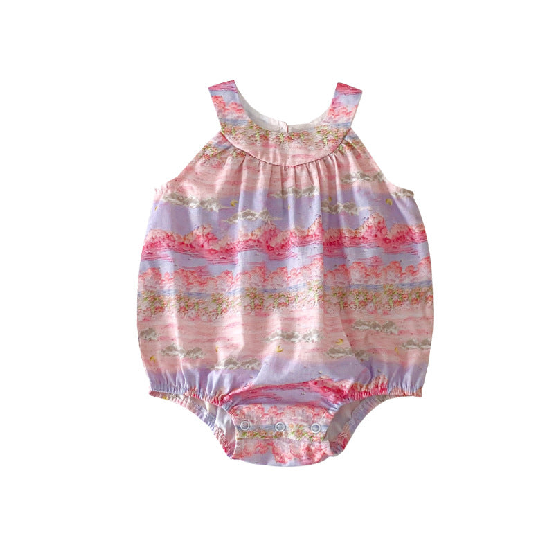 Baby Girl Art Print Onesie