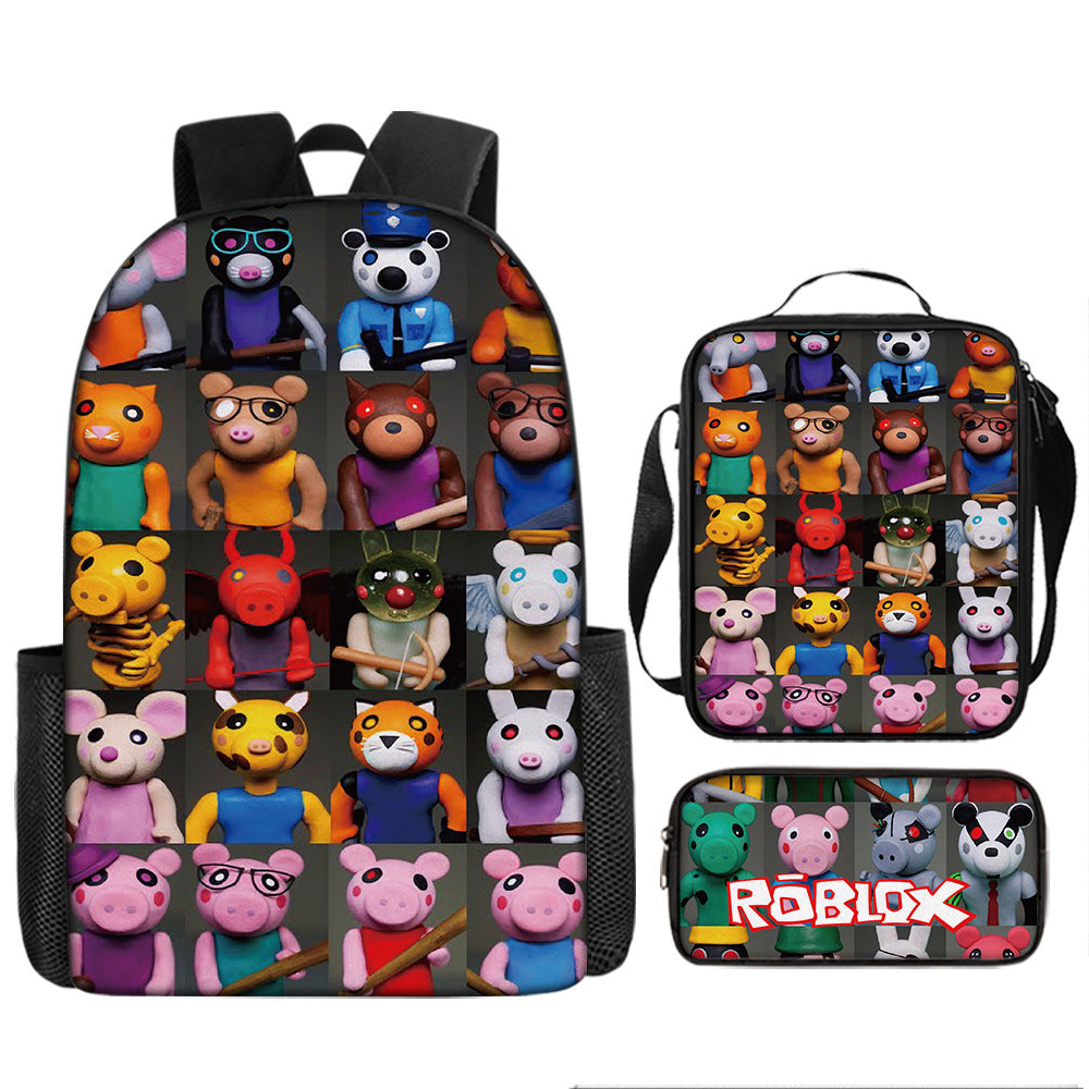 Roblox Children's Backpack Three-Piece Set