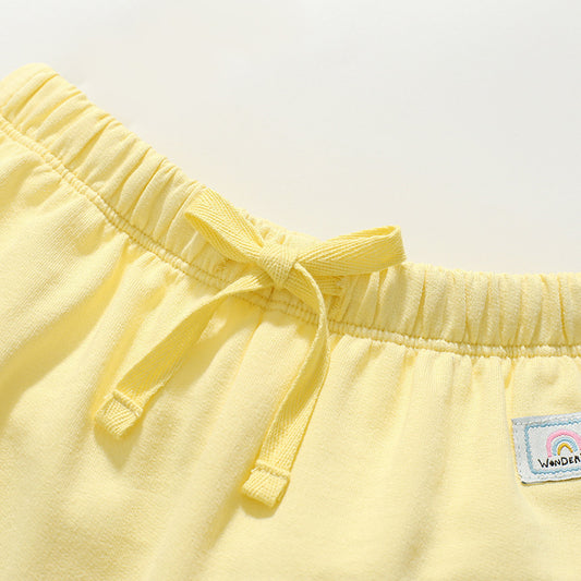 Girls' Fashionable Drawstring Shorts