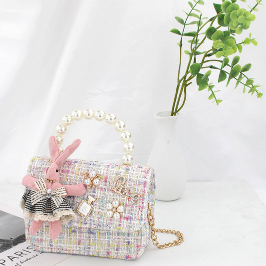 Bunny Faux Pearl Mini Cross-Body Bag