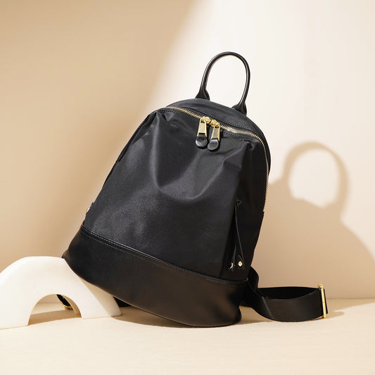 Oxford Genuine Leather Fashion Backpack