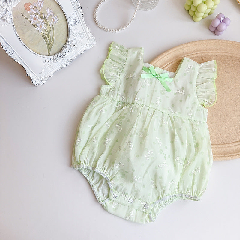 Baby Girl Polka Dot Onesie