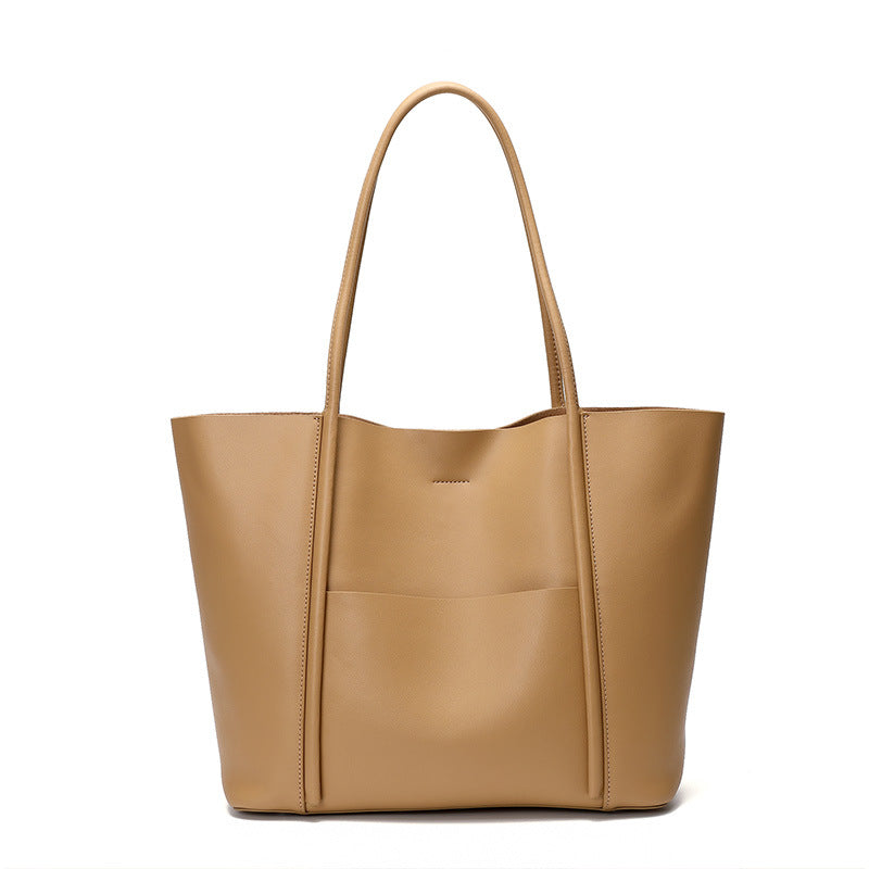 Large Genuine Leather Tote Bag
